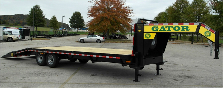 Gooseneck flat bed trailer for sale14k  Clinton County, Kentucky